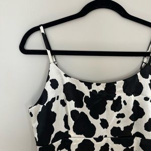 Cow Print Dress